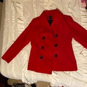 Red over coat!